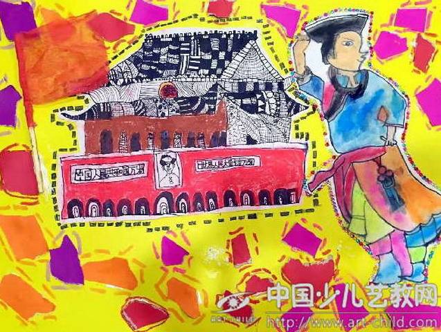 南宫28儿童国庆绘画：欢乐色彩与创意无限！(图9)
