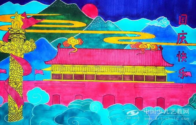 南宫28儿童国庆绘画：欢乐色彩与创意无限！(图11)