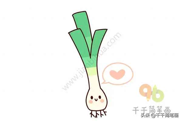 南宫28官网：蔬菜的画法 儿童简笔画-蔬菜的画法简笔步骤(图1)